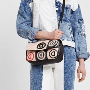 Desigual Logo Patch Zurich Crossbody/ Shoulder Bag